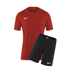 Load image into Gallery viewer, Nike Dri Fit Set Crimson Red &amp; Black
