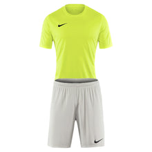 Load image into Gallery viewer, Nike Dri Fit Set Neon Volt / Wolf Grey

