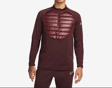 Load image into Gallery viewer, Nike ThermaFit Academy Winter Warrior Drill Top Burgundy
