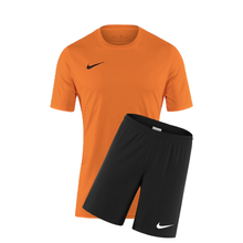 Load image into Gallery viewer, Nike Dri Fit Set Safety Orange &amp; Black
