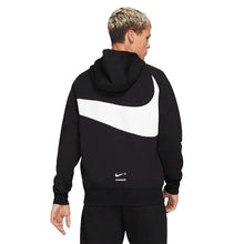 Load image into Gallery viewer, Nike Swoosh Tech Fleece Hoodie Black
