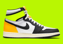 Load image into Gallery viewer, Nike Air Jordan 1 High OG Black Volt Gold 2021
