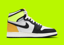 Load image into Gallery viewer, Nike Air Jordan 1 High OG Black Volt Gold 2021
