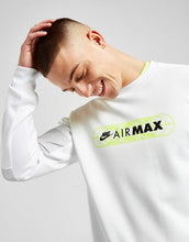 Load image into Gallery viewer, Nike Air Max Crew Sweatshirt White
