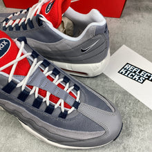 Load image into Gallery viewer, Nike Air Max 95 Grey Navy Crimson 2021
