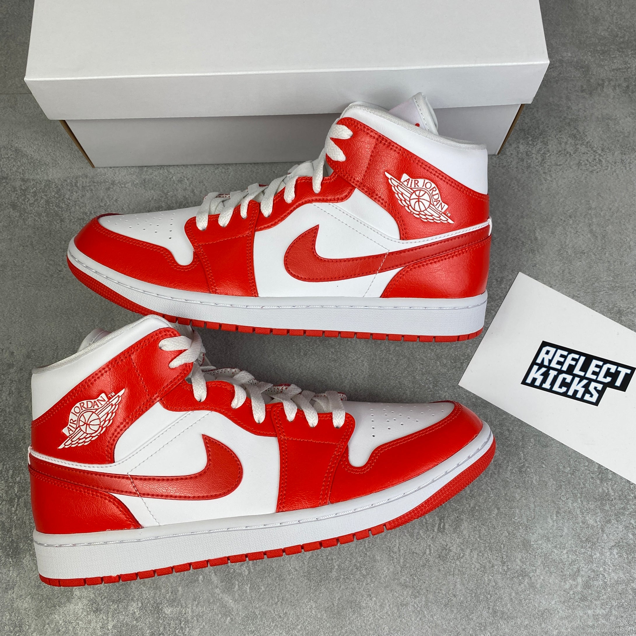 Nike Air Jordan 1 Mid Habanero Red 2021