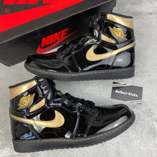 Load image into Gallery viewer, Nike Air Jordan 1 Retro High Black Metallic Gold 2020
