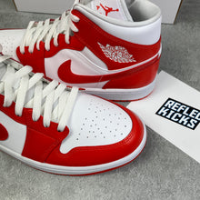 Load image into Gallery viewer, Nike Air Jordan 1 Mid Habanero Red 2021
