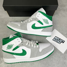 Load image into Gallery viewer, Nike Air Jordan 1 Mid Grey Pine Green 2021
