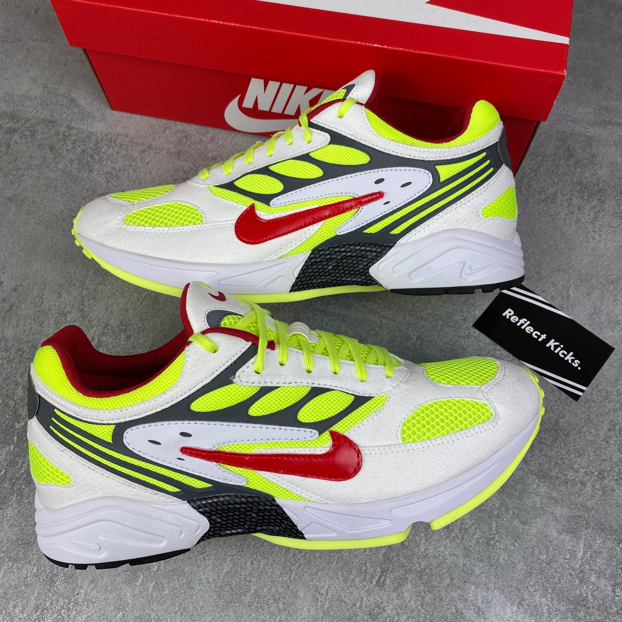 Nike Air Ghost Racer White Atom Red Neon Yellow 2019