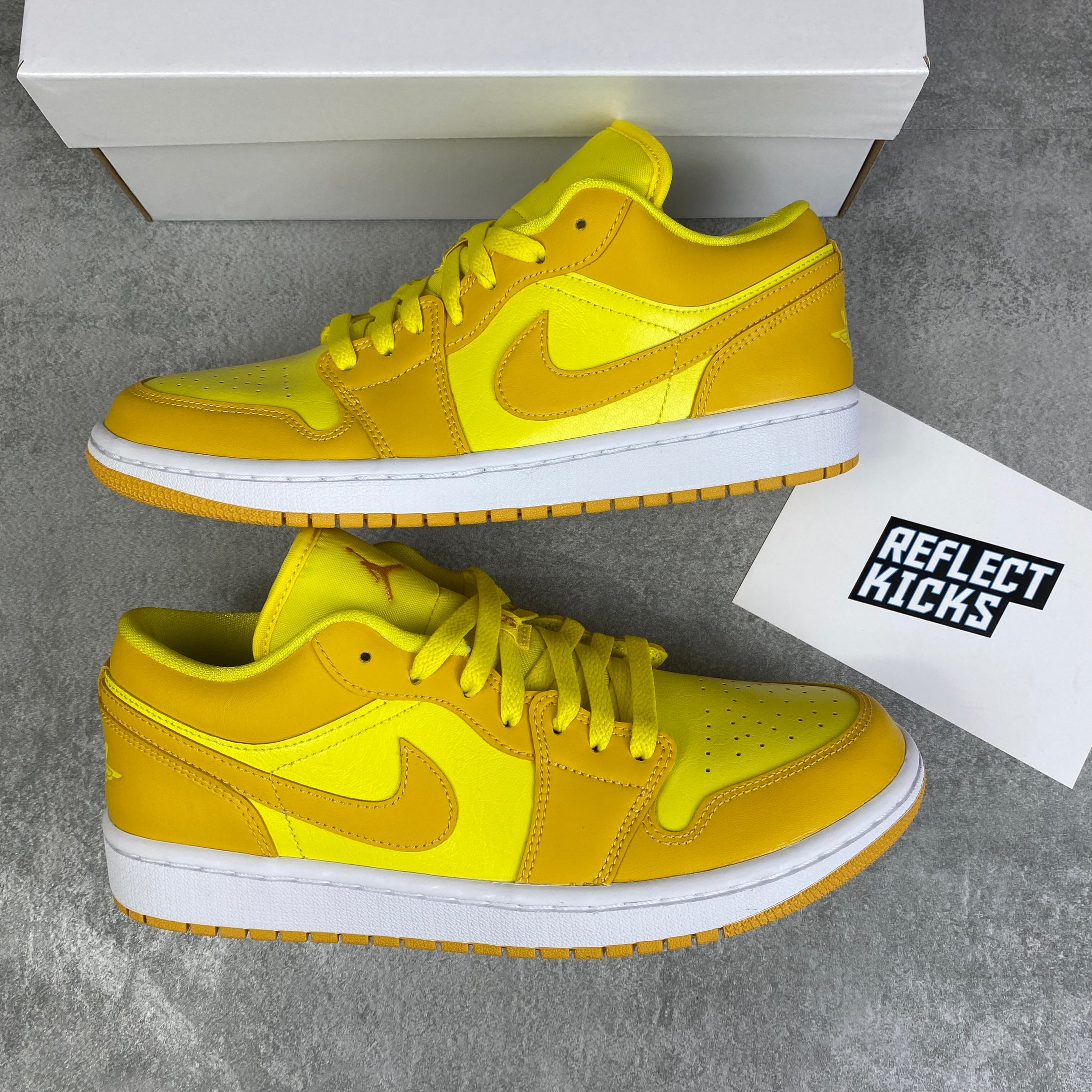 Women’s Nike Air Jordan 1 Low Yellow Strike 2021